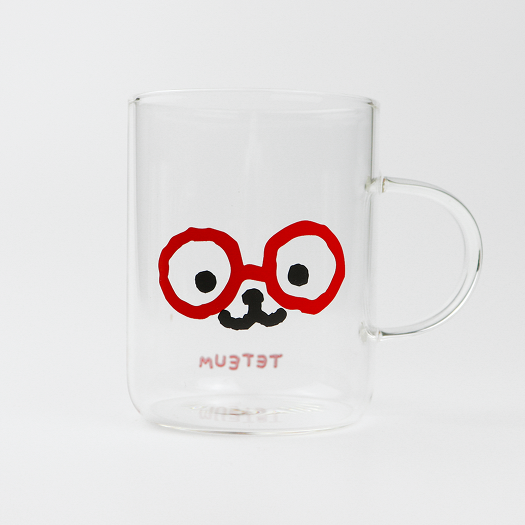 BEBE FACE GLASS CUP